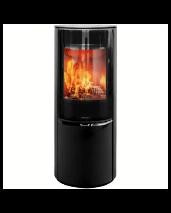Elegant Sort Aduro Lux Brændeovn – Skab Hygge i Dit Hjem!