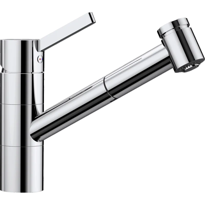 Elegant Blanco Tivo Krom Køkkenarmatur med Bruserfunktion