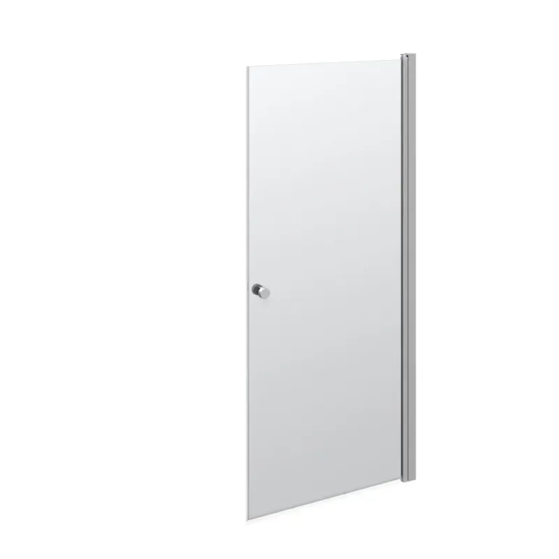 Elegant Brusedør i Satinklar Glas til Badeværelset - Udsalg!