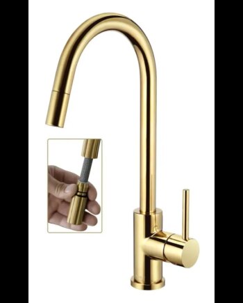 Adora Imperia Flex Køkkenarmatur i Guld - Elegant Design