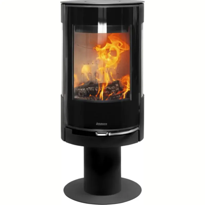 Sort Aduro Lux Brændeovn 106x44x40 - Aduro A/s 637501924 - 5704065010749