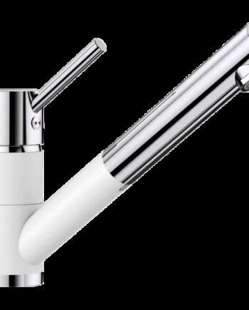 Hvid Blanco Antas Køkkenarmatur Silgranit Look Med Udtræksbruser - Blanco 637501924  - 4020684445641