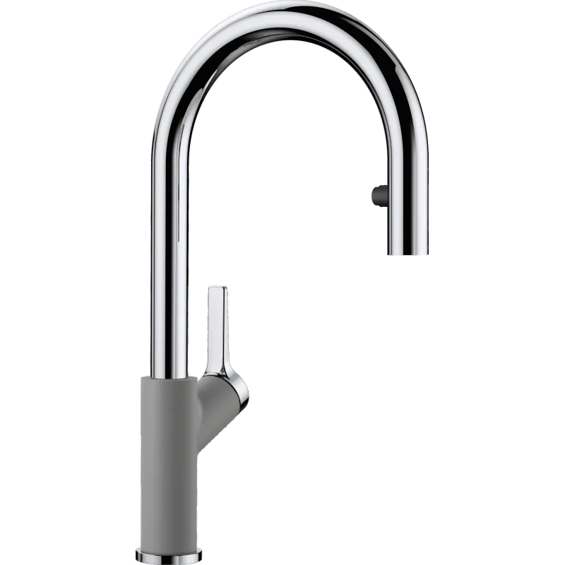 Blanco Carena Køkkenarmatur Silgranit Look Aluminium Med Udtræksbruser - Blanco 637501924 - 4020684643504