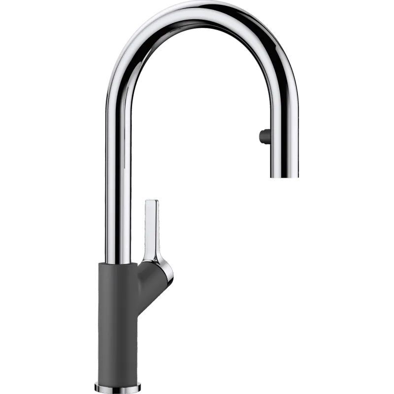 Blanco Carena Køkkenarmatur Silgranit Look Klippegrå Med Udtræksbruser - Blanco 637501924 - 4020684643498