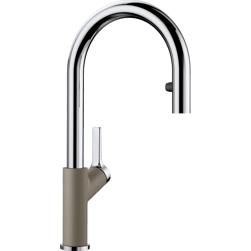 Blanco Carena Køkkenarmatur Silgranit Look Trøffel Med Udtræksbruser - Blanco 637501924 - 4020684643559