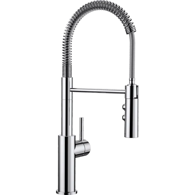 Blanco Catris Køkkenarmatur Metaloverflade Krom Med Udtræksbruser - Blanco 637501924 - 4020684647274