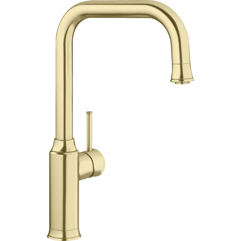 Blanco Livia Køkkenarmatur Metaloverflade Satin Gold Med Udtræksbruser - Blanco 637501924 - 4020684751049