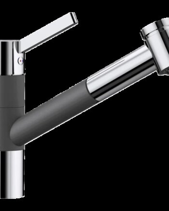 Blanco Tivo Køkkenarmatur Silgranit Look Klippegrå Med Udtræksbruser - Blanco 637501924  - 4020684589727