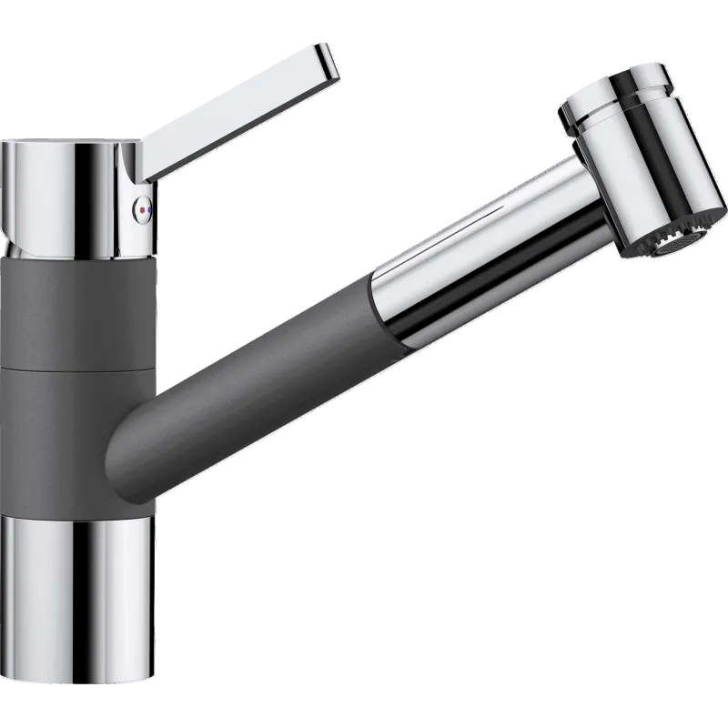 Blanco Tivo Køkkenarmatur Silgranit Look Klippegrå Med Udtræksbruser - Blanco 637501924 - 4020684589727