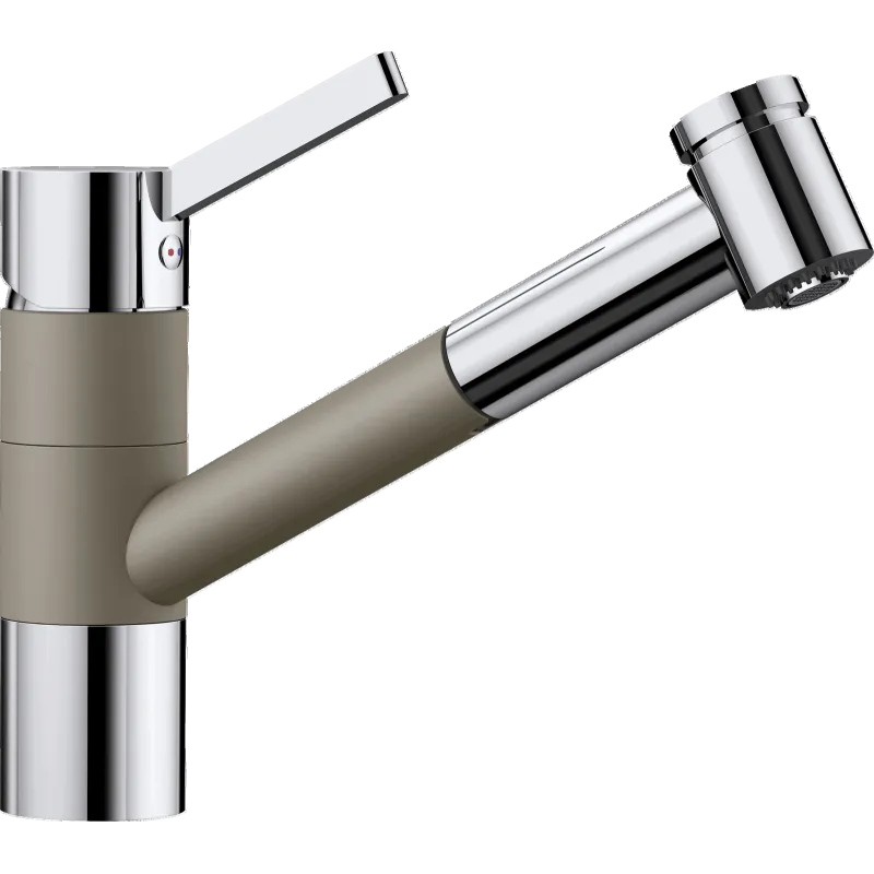 Blanco Tivo Køkkenarmatur Silgranit Look Trøffel Med Udtræksbruser - Blanco 637501924 - 4020684509350