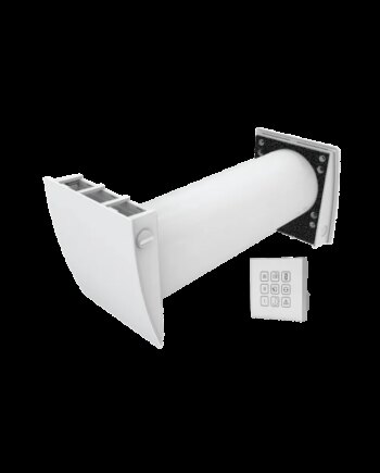 Hvid Duka One Rums Varmegenvinding Ø160mm - Duka 637501924  - 5708605013894