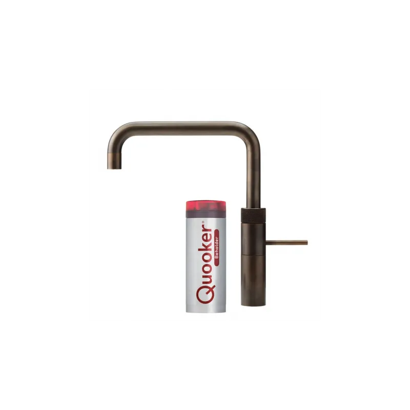 Quooker Fusion Square Sæt Pro3 Vaq Bruneret Messing - Quooker 637501924
