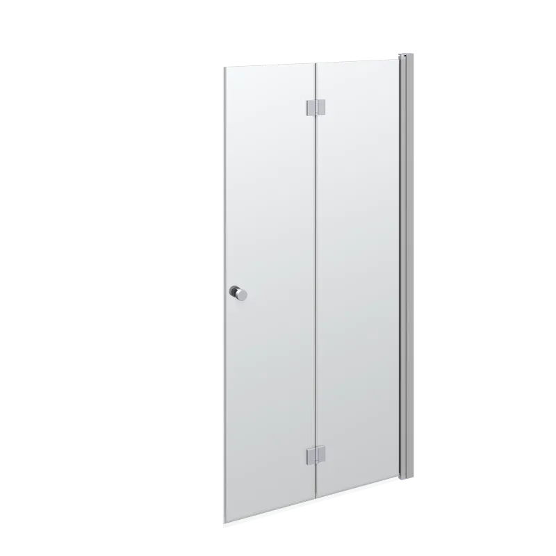 Scanbad Match Foldedør :200x97 Satin Klar Satin - Scanbad 637501924