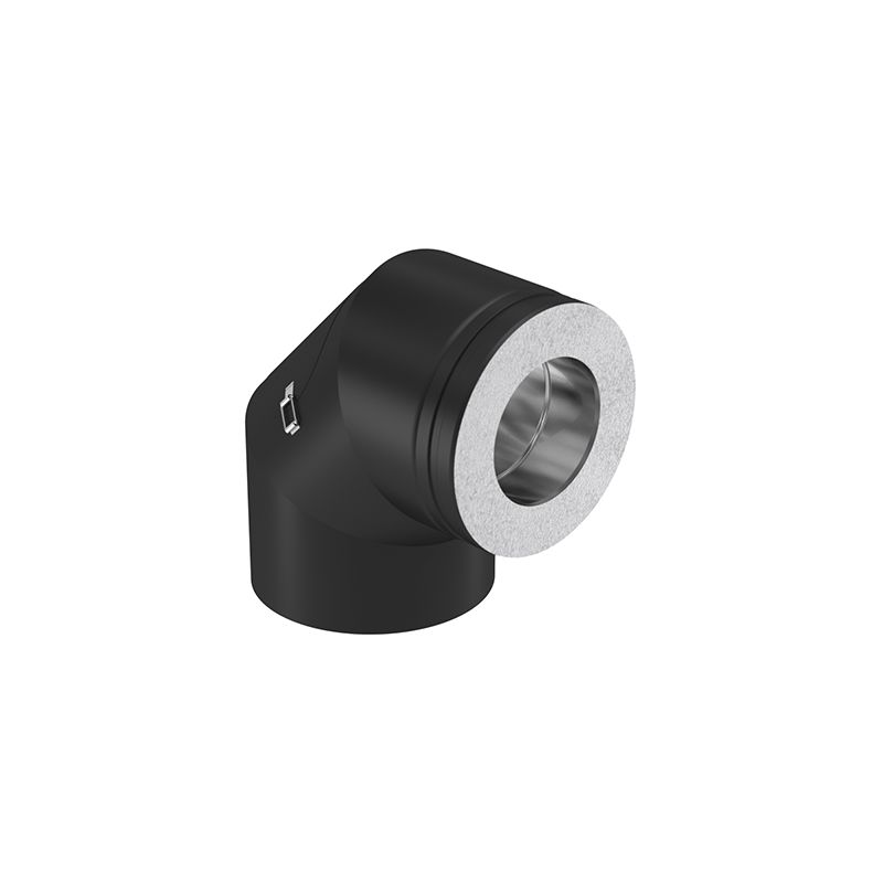 Schiedel Pms50 Isoleret 90 Bøjning Dør ø150 - Schiedel 637501924 - 4051921058737